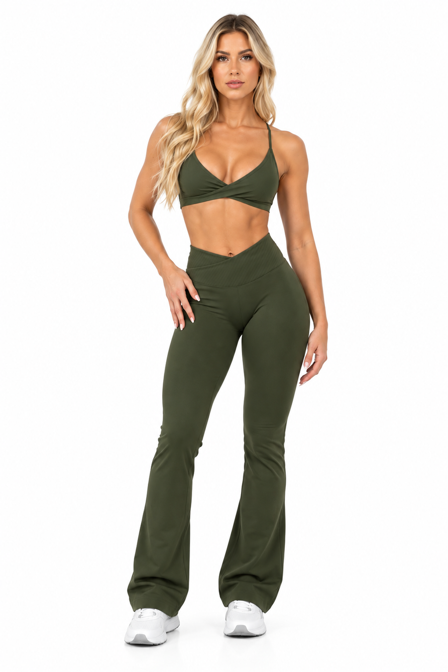GYMBABE V-Shape Flare Set