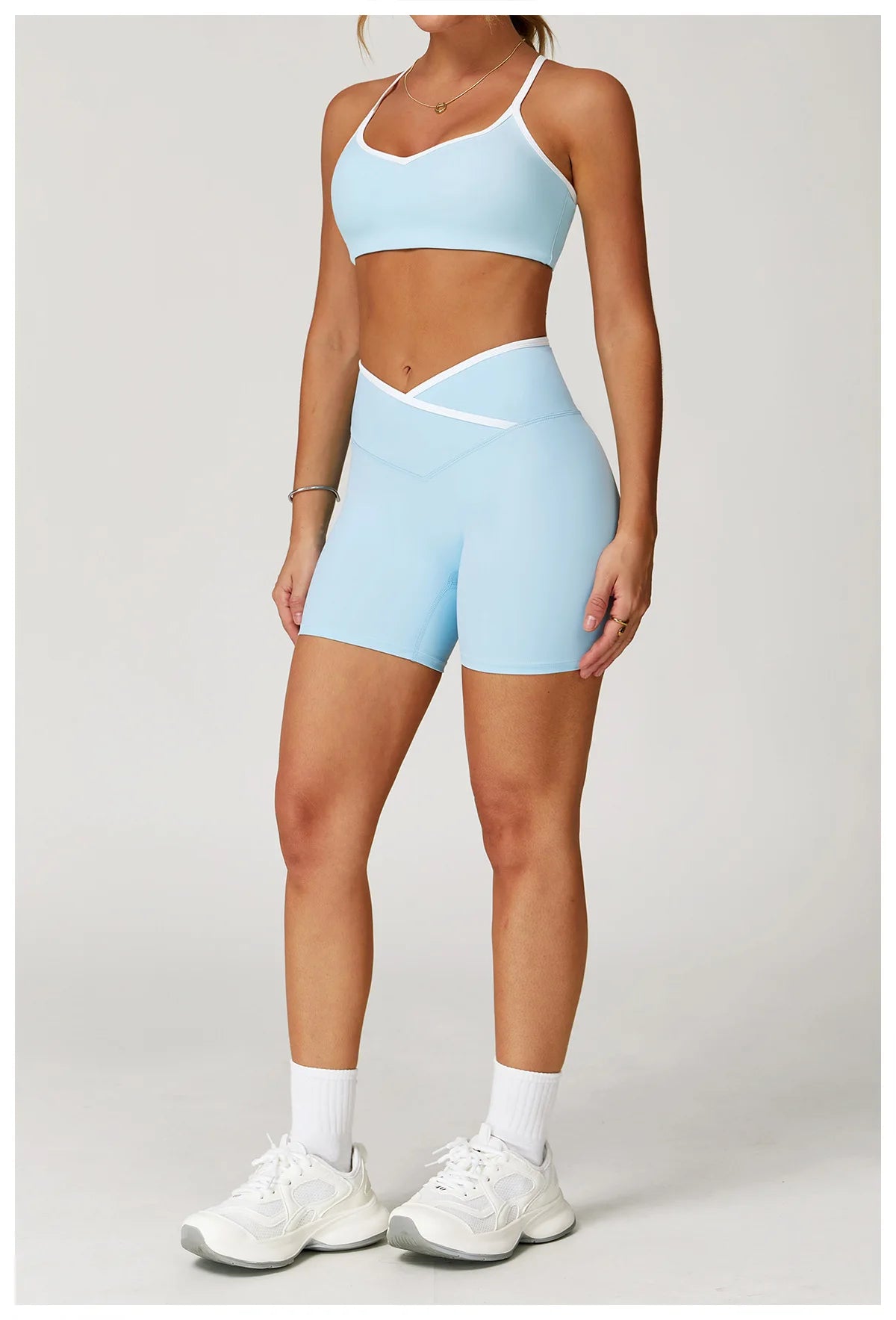 GYMBABE Contour Short Set