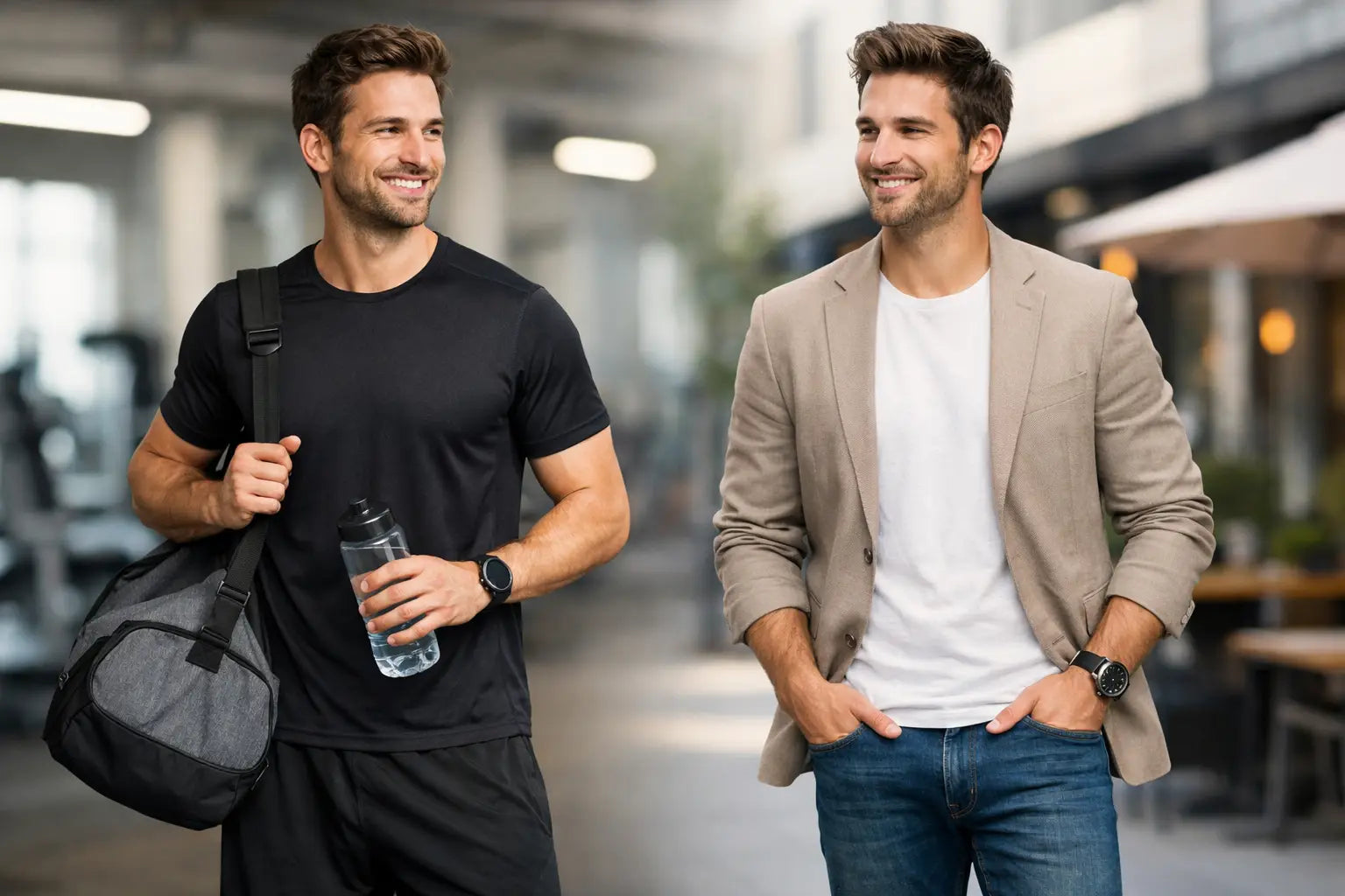 Hoe combineer je gym en casual outfits slim?
