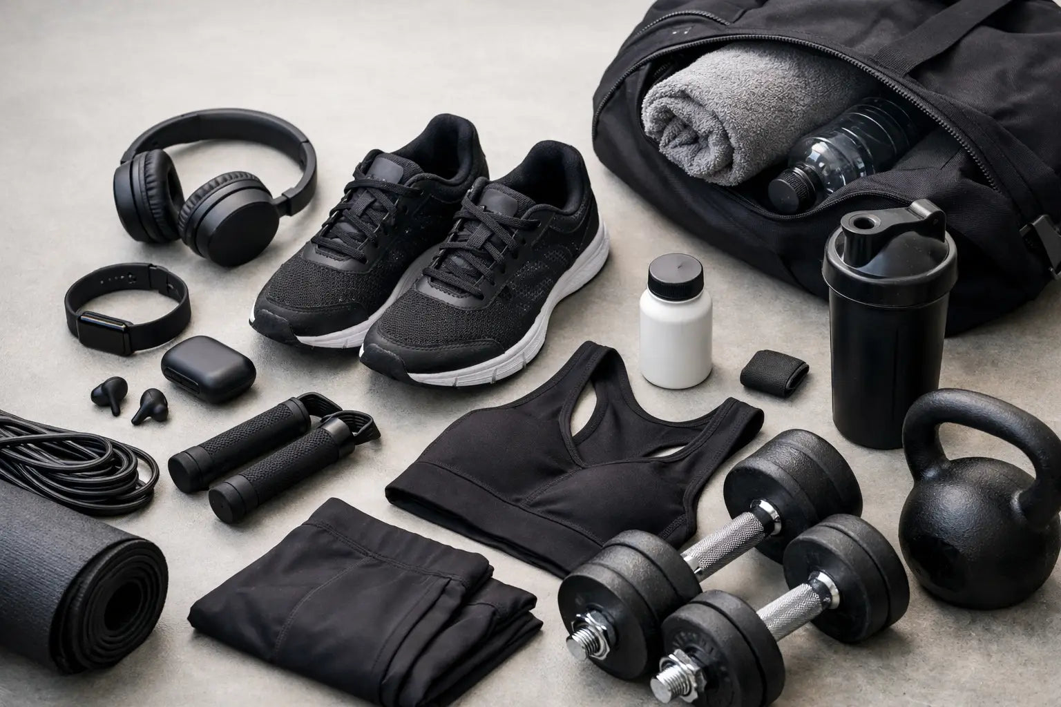 Sportset of losse items voor jouw gymdag