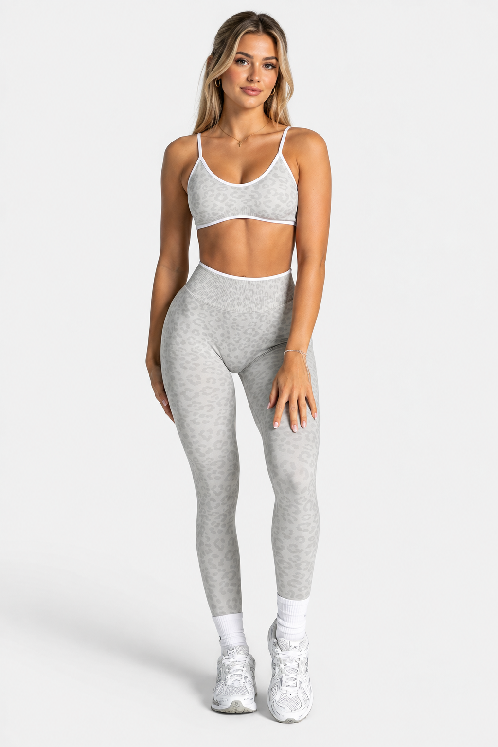 GYMBABE LEOPARD SEAMLESS SET