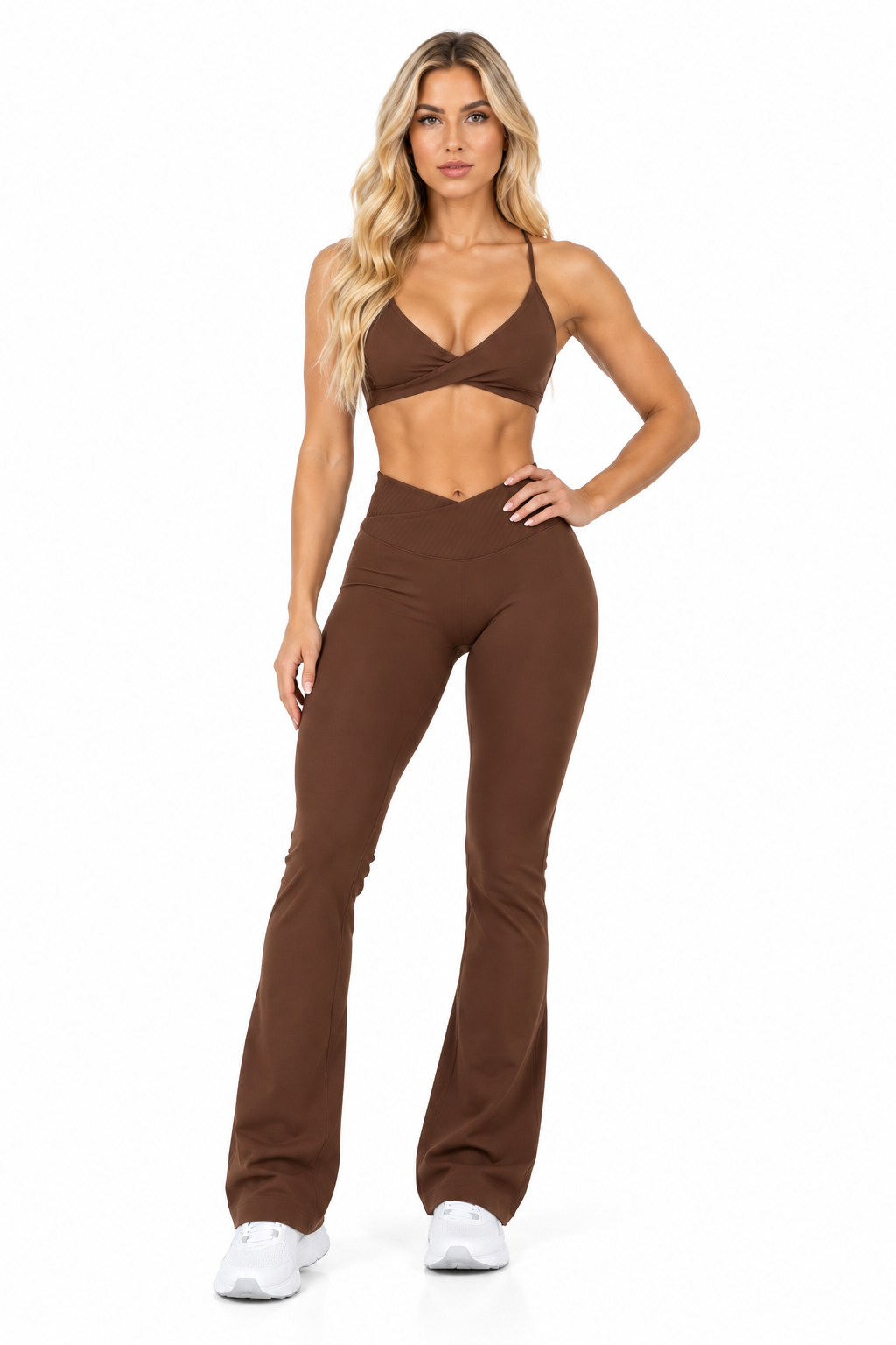 GYMBABE V-Shape Flare Set
