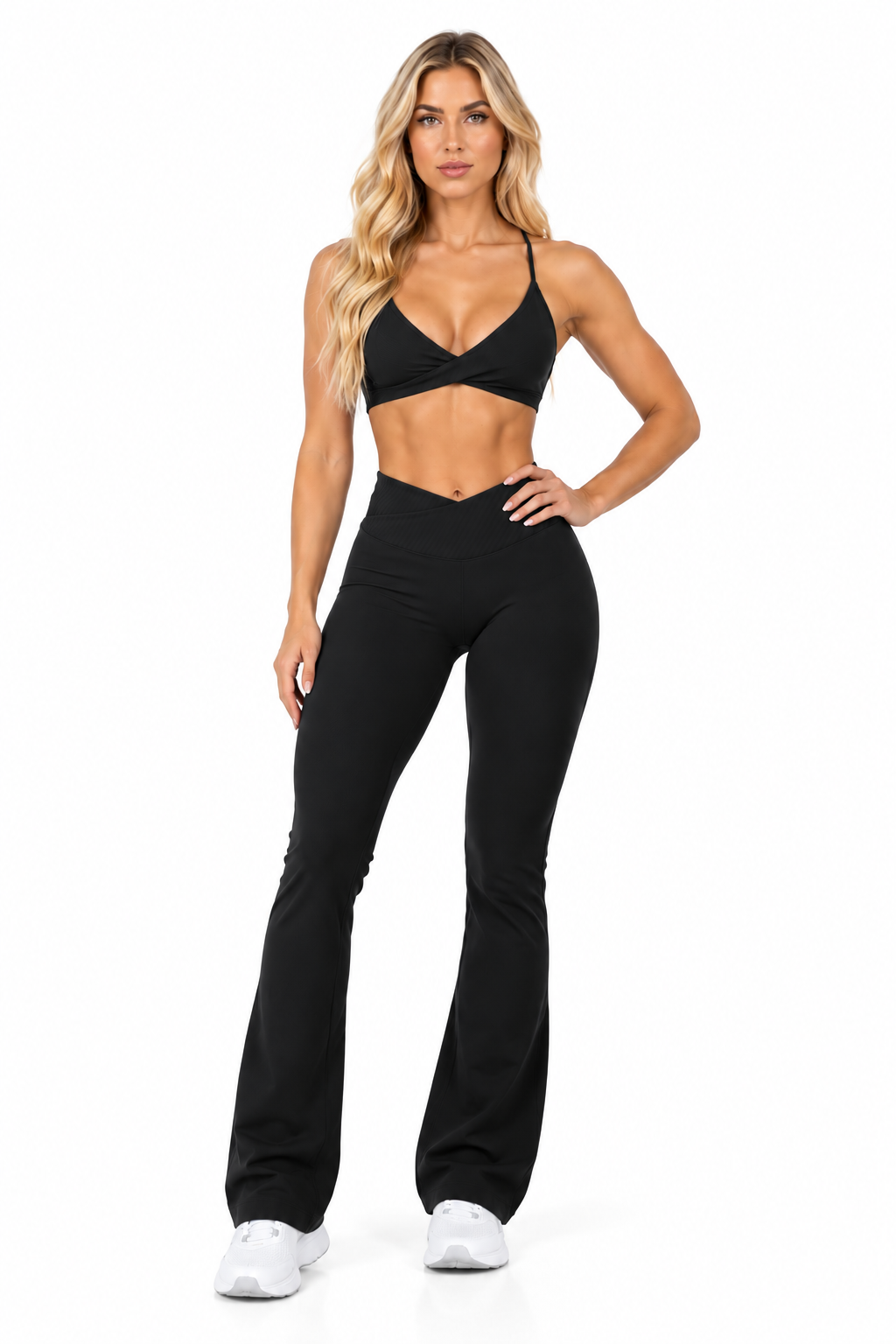 GYMBABE V-Shape Flare Set