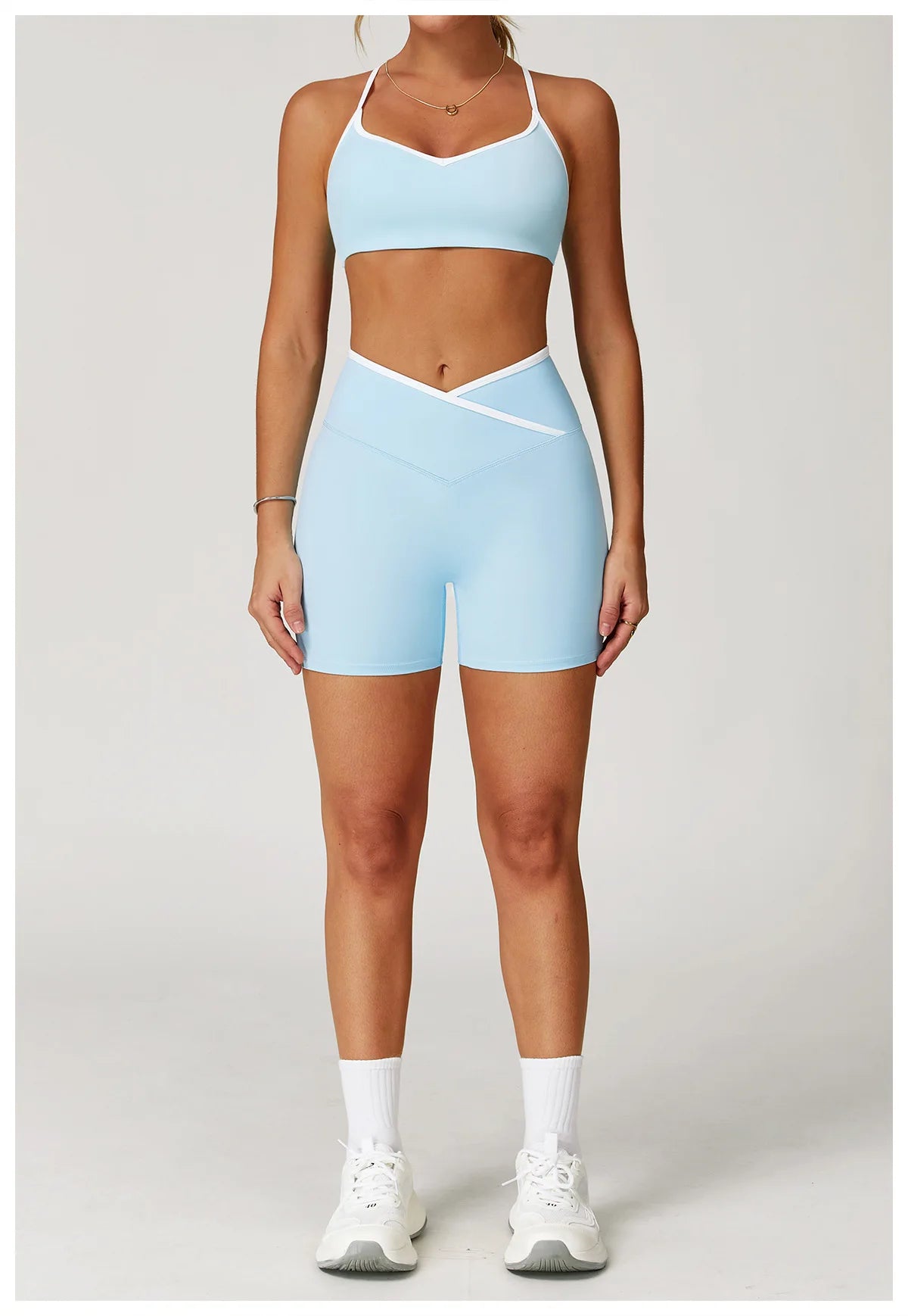 GYMBABE Contour Short Set
