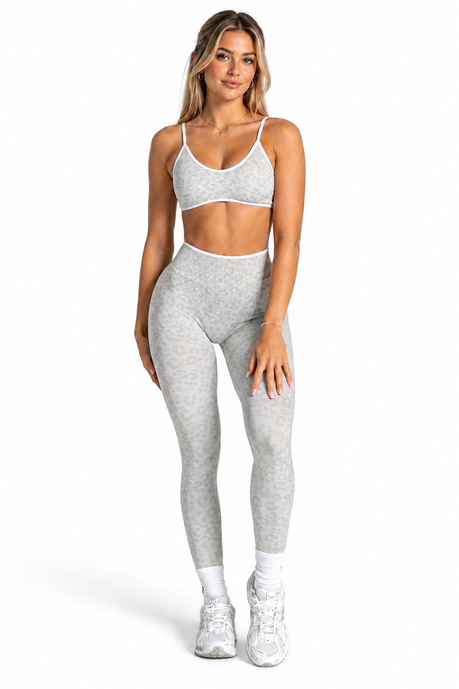 GYMBABE LEOPARD SEAMLESS SET